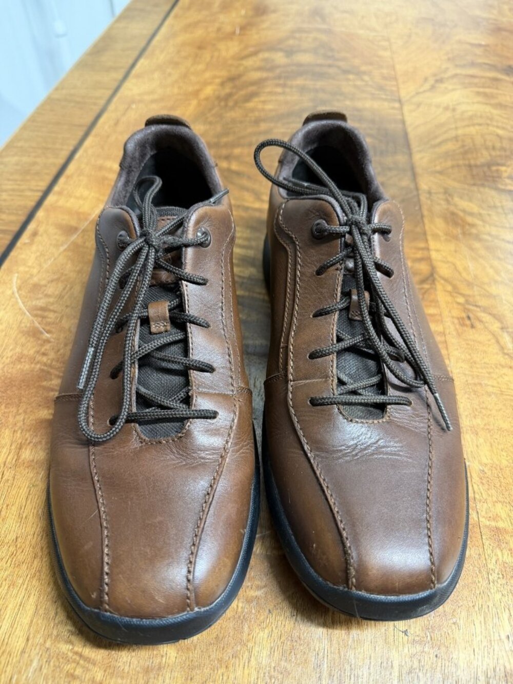 Timberland Earthkeepers Men’s Size 10 Shoes Brown Leather Lace Up Anti-Fatigue